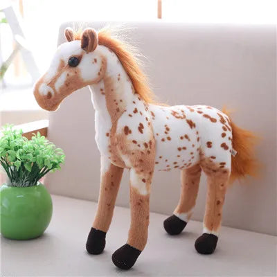 Realistic Brown Horse Plush Toy - Image 8