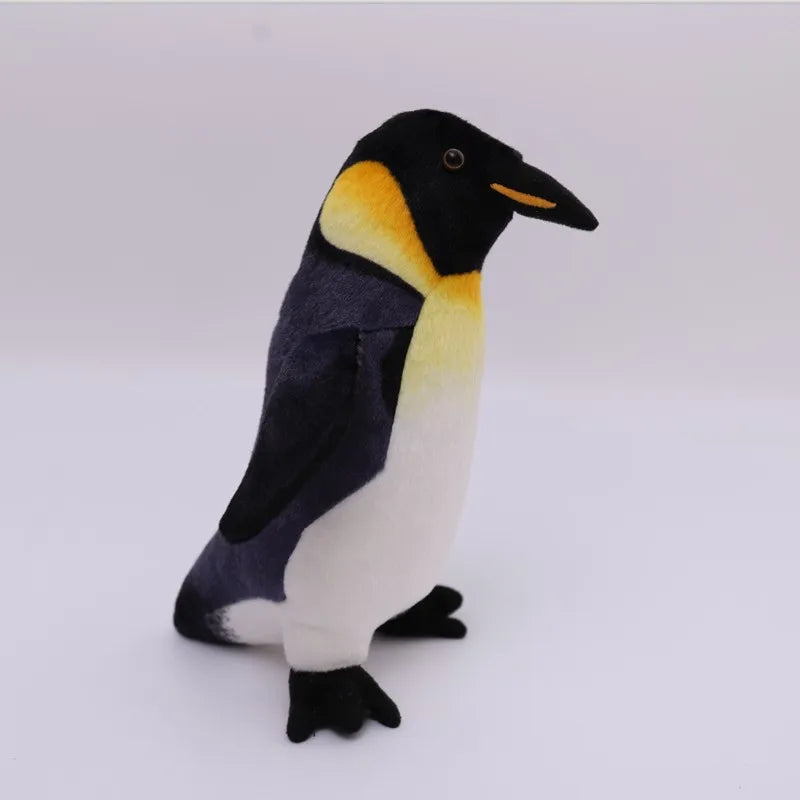 Soft Black and Yellow King Penguin Plush - Image 3