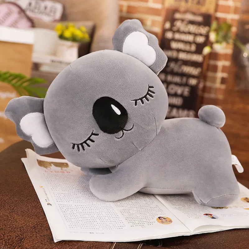 Oversized Sleeping Gray Koala Plush Toy - Image 4