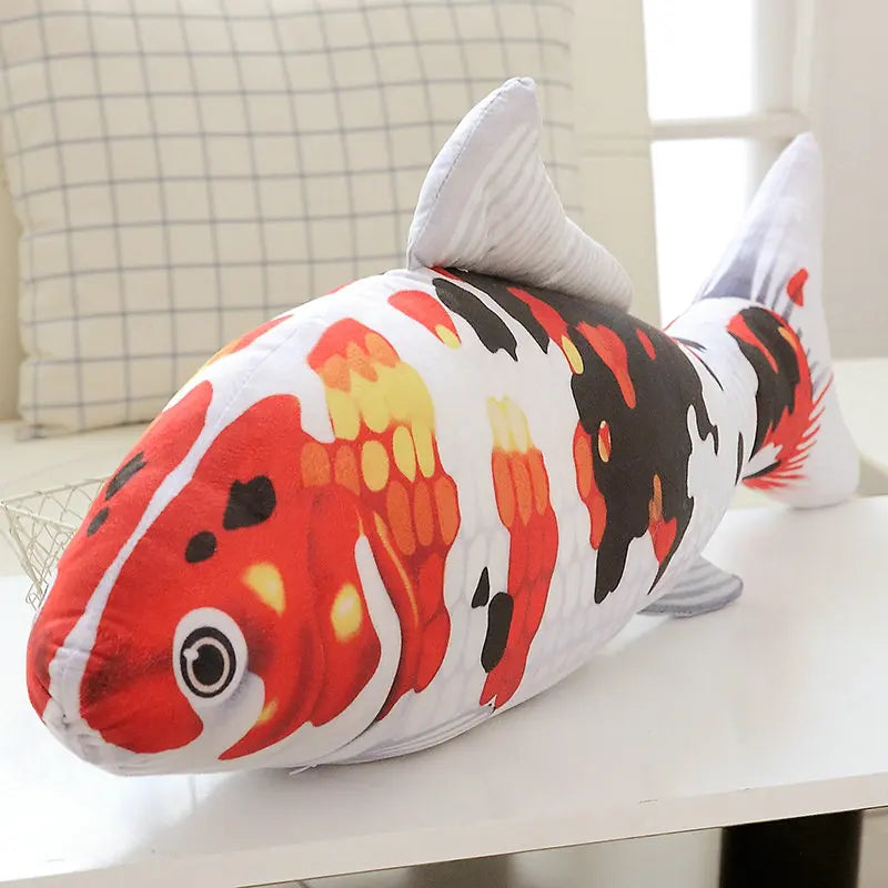 Oversized Realistic Goldfish Plush Toy - Image 13