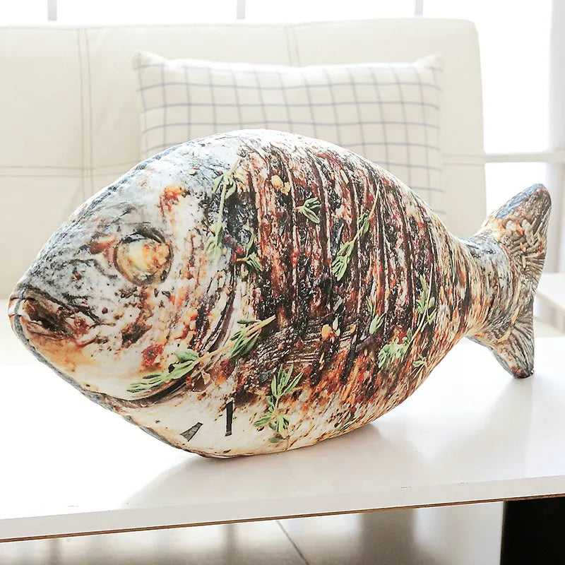 Oversized Realistic Goldfish Plush Toy - Image 7