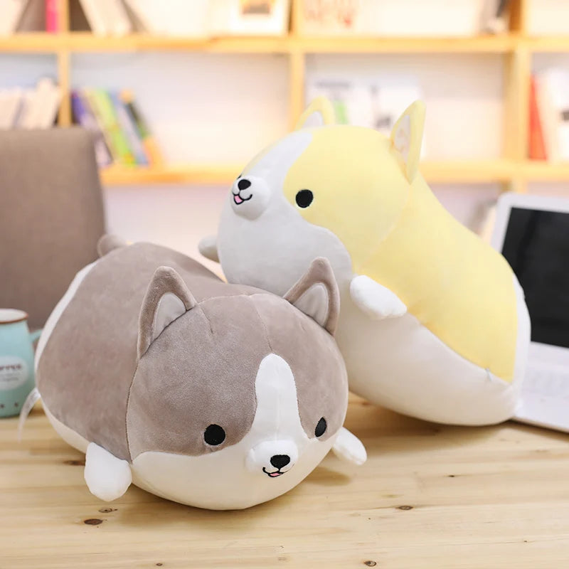 Chubby Tan and White Corgi Plush Pillow - Image 2