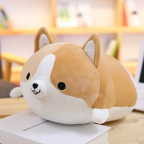 Chubby Tan and White Corgi Plush Pillow - Image 9