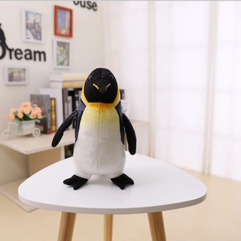 Soft Black and Yellow King Penguin Plush - Image 4