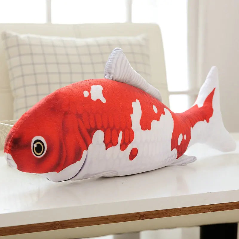 Oversized Realistic Goldfish Plush Toy - Image 11