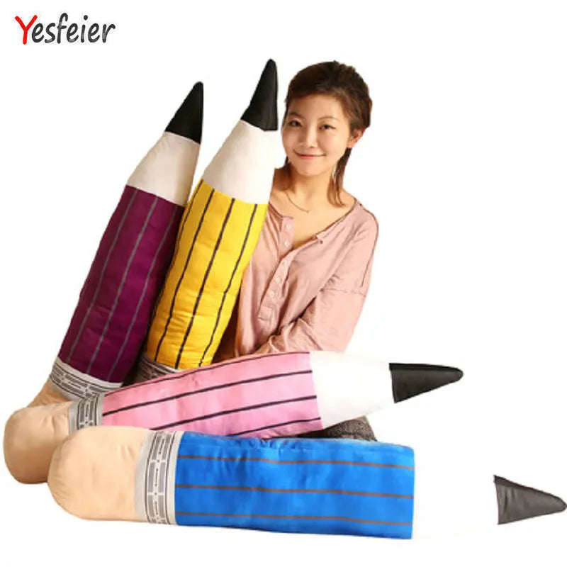 Oversized Striped Pencil Plush Pillow - Image 2