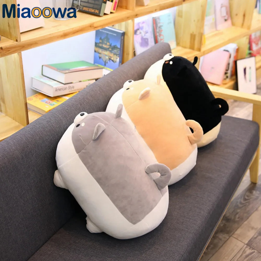 Soft Chubby Shiba Inu Plush Dog Pillow - Image 4