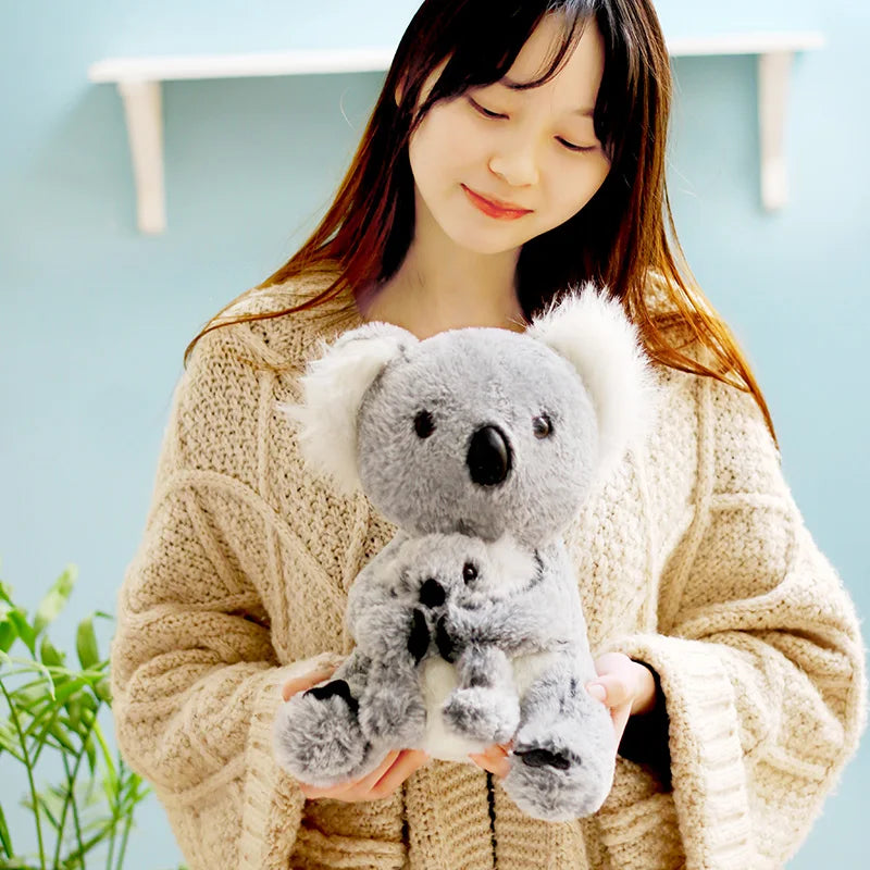 Adorable Koala Parent and Baby Plush - Image 2