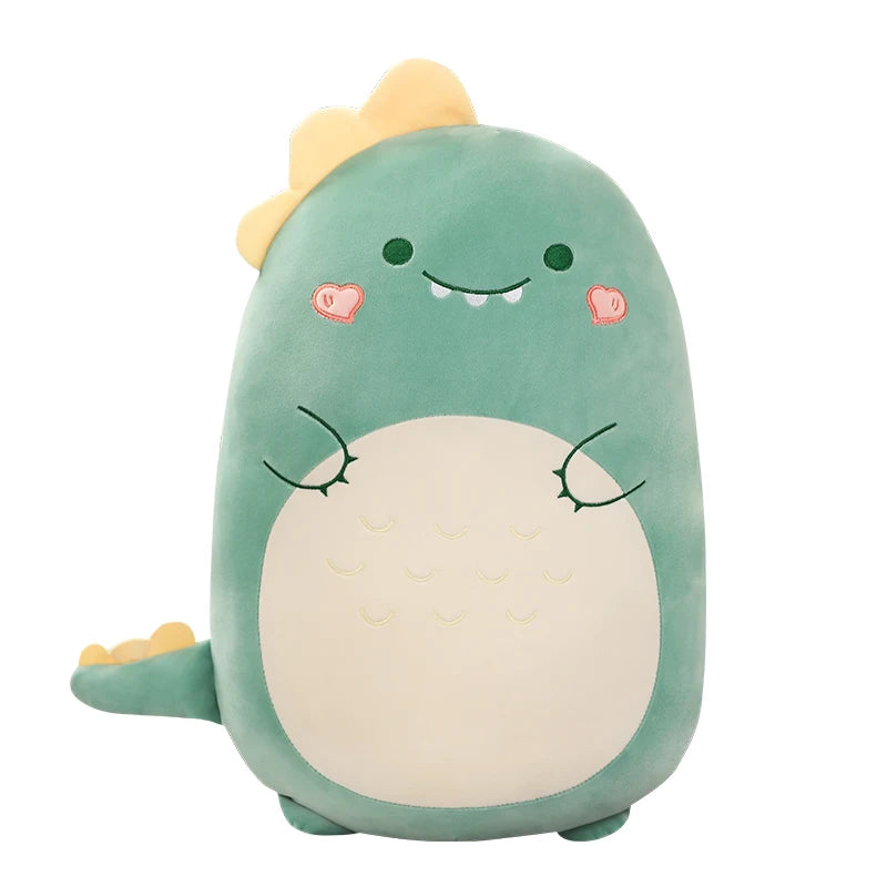 Chubby Dinosaur Plush Pillow in Mint Green - Image 12