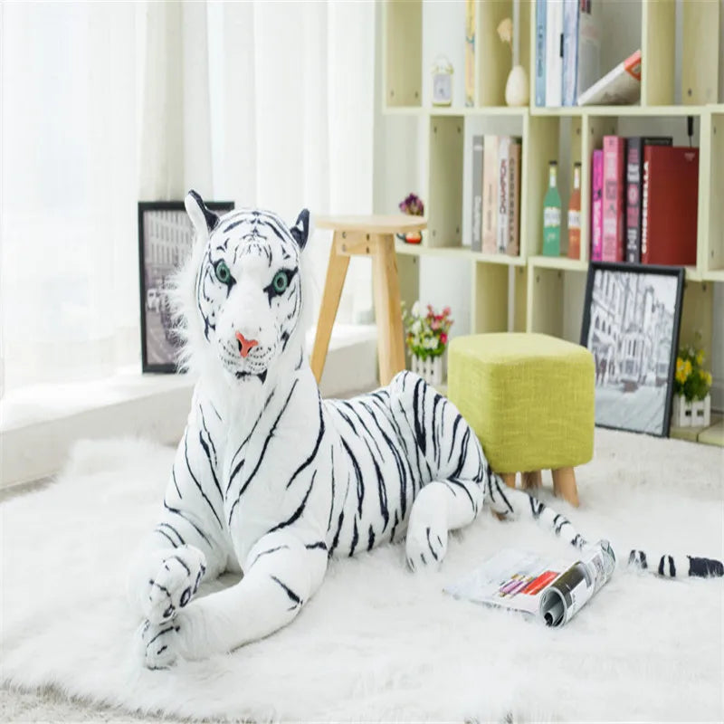 Giant Realistic Orange Tiger Plush Toy - Image 10