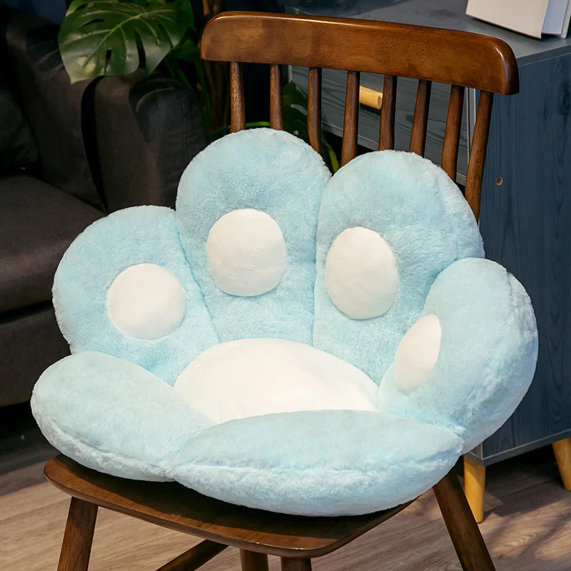 Soft Fluffy Animal Paw Floor Seat Cushion - Image 13