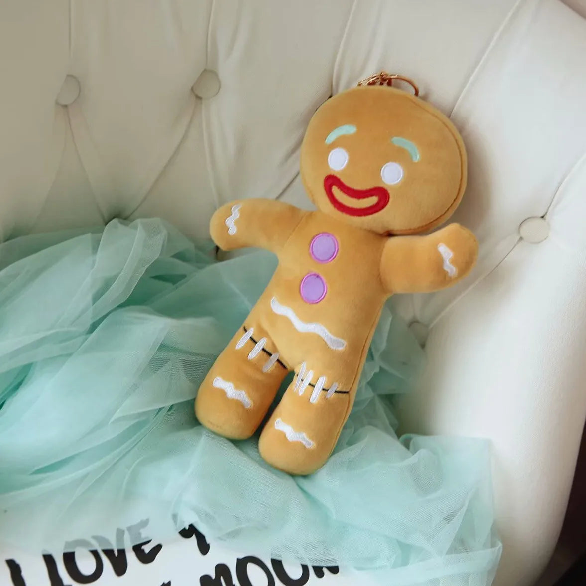 Gingy Gingerbread Man Plush Toy with Icing Details - Image 5