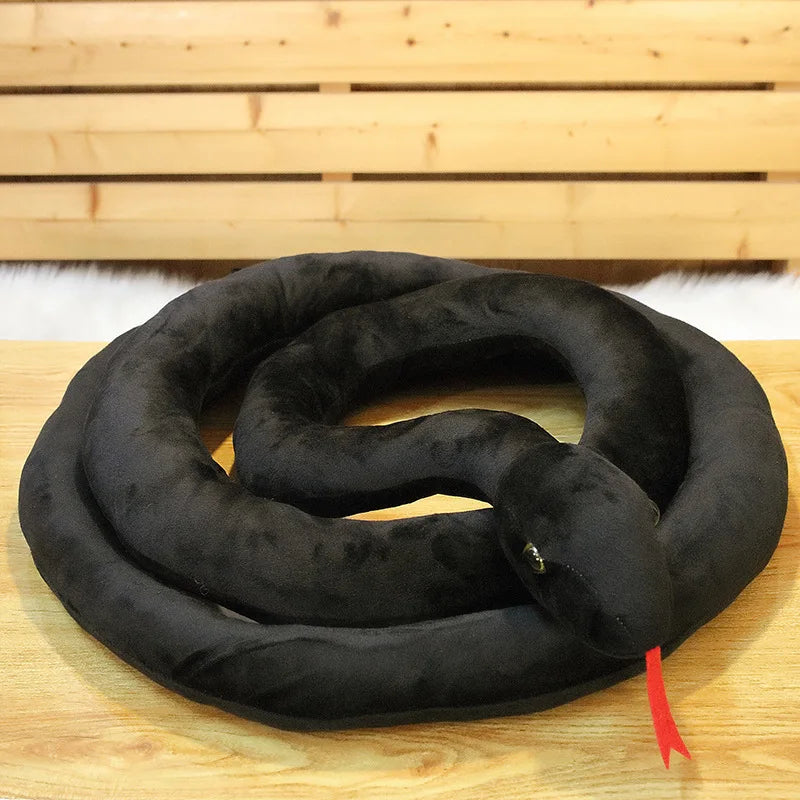 Soft Coiled Realistic Snake Plush Toy - Image 8