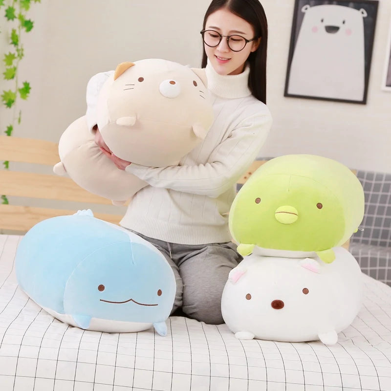 Large Kawaii Caramel Hamster Plush Pillow - Image 6