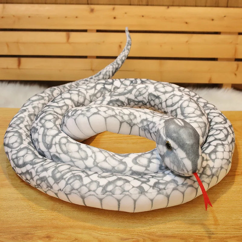 Soft Coiled Realistic Snake Plush Toy - Image 10