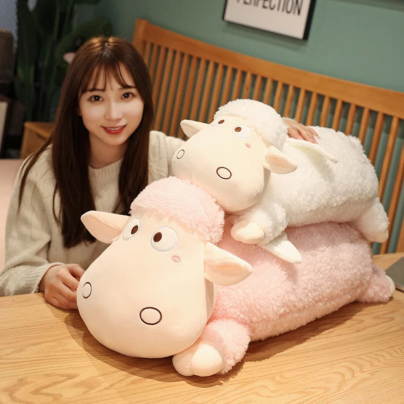 Cute Lying Angel Sheep Plush Toy - Image 2