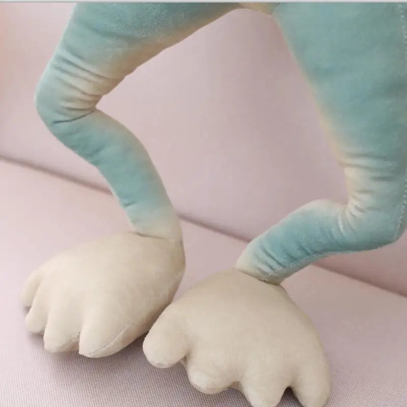 Quirky Blue-Green Alien Plush Stuffed Toy - Image 4