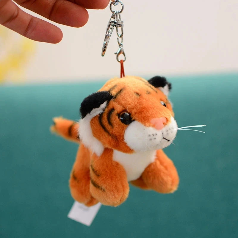 Mini Blue-Eyed White Tiger Plush Toy - Image 7
