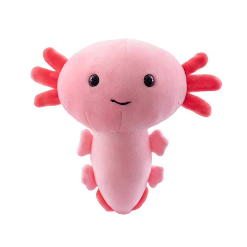 Pink Axolotl Plush Toy with Red Gills - Image 11