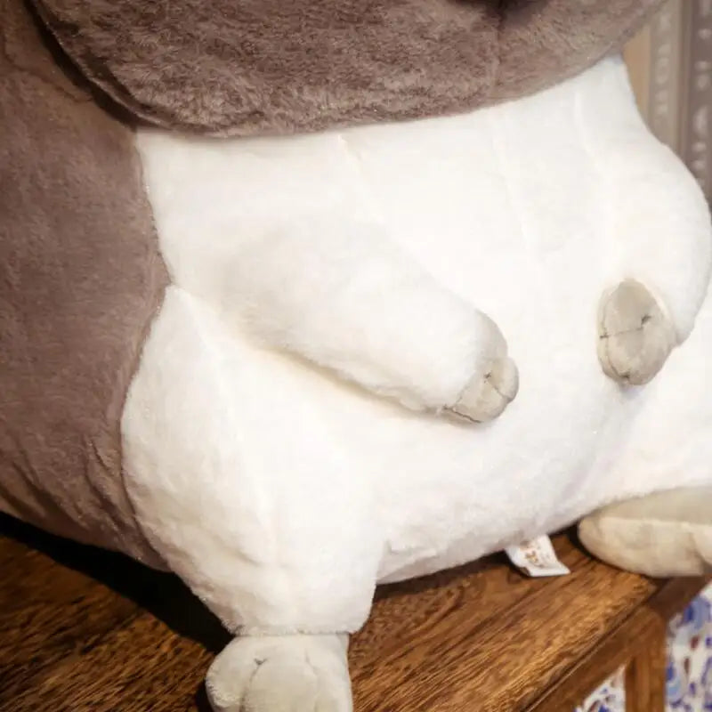 White Chubby Chinchilla Plush Toy - Image 4