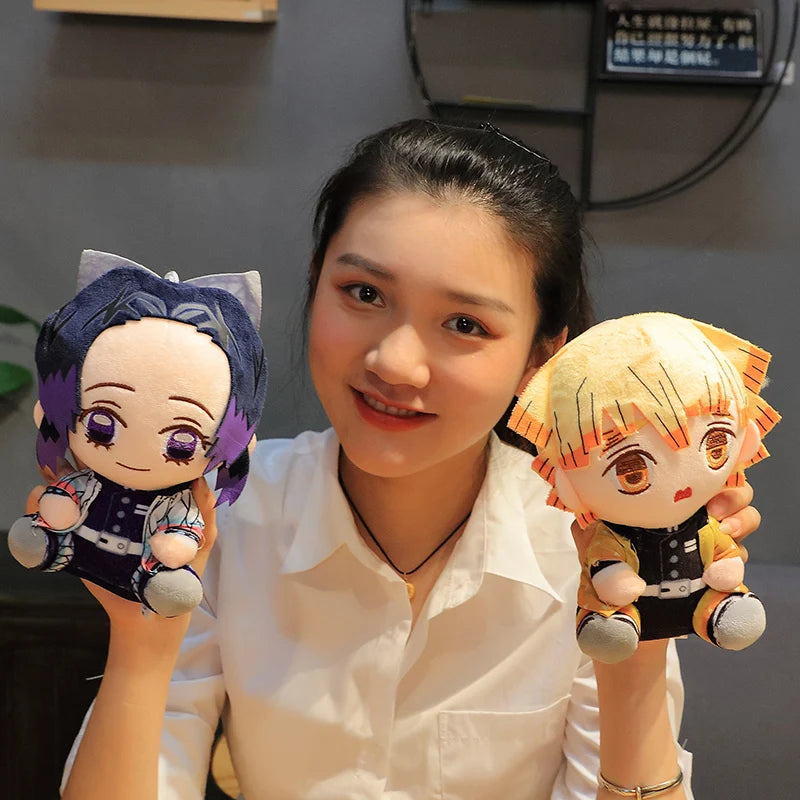 Demon Slayer Tanjiro Kamado Chibi Plush Doll - Image 3