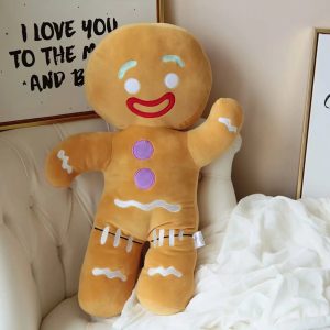 Gingy Gingerbread Man Plush Toy with Icing Details