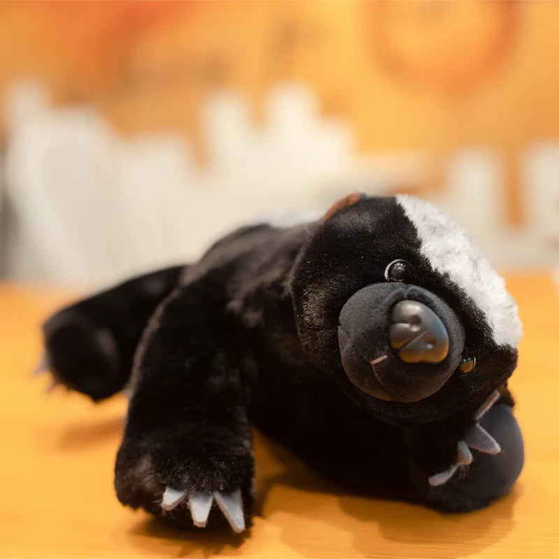 Black and White Honey Badger Plush Toy - Image 2