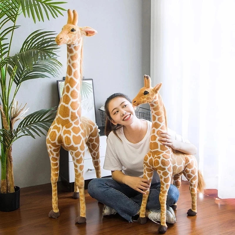 Giant Realistic Plush Giraffe Stuffed Animal - Image 6