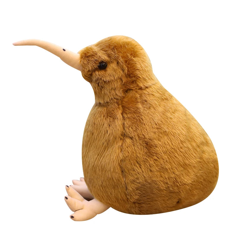 Soft Kiwi Bird Plush Toy with Long Beak - Image 9