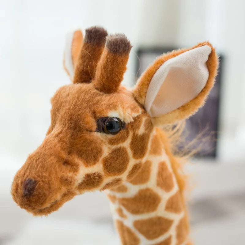 Tall Tan Spotted Giraffe Plush Toy - Image 5