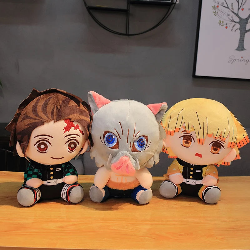 Demon Slayer Tanjiro Kamado Chibi Plush Doll - Image 5