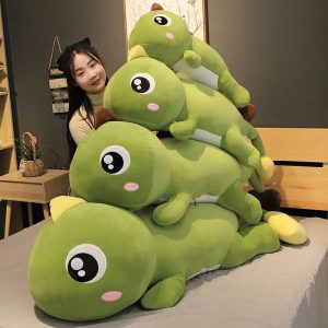 Cute Green Dinosaur Plush Body Pillow