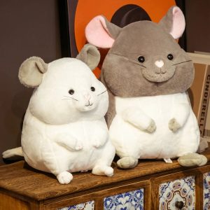 White Chubby Chinchilla Plush Toy