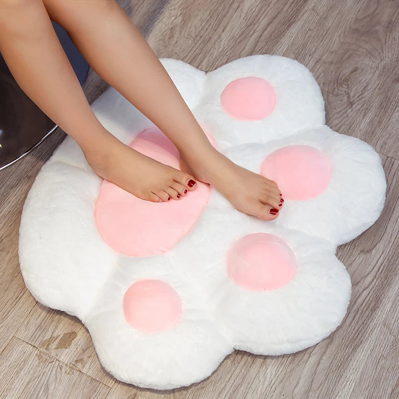 Soft Fluffy Animal Paw Floor Seat Cushion - Image 2