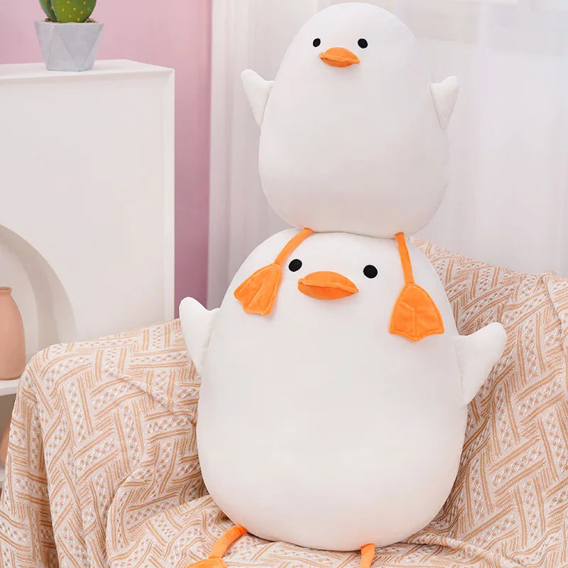 Oversized White Duck Plush Body Pillow - Image 6