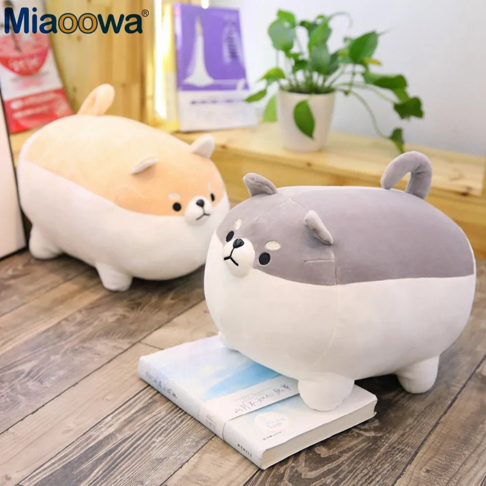 Soft Chubby Shiba Inu Plush Dog Pillow - Image 3
