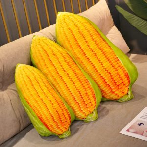 Realistic Corn on the Cob Plush Pillow