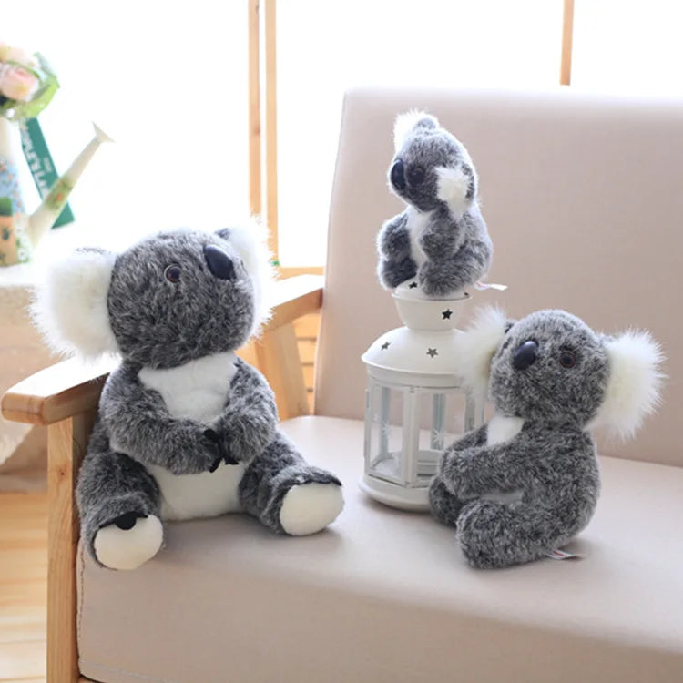 White Koala Plush with Baby Joey - Image 6