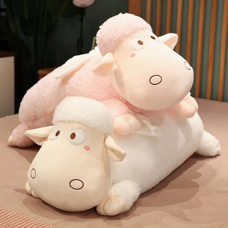 Cute Lying Angel Sheep Plush Toy