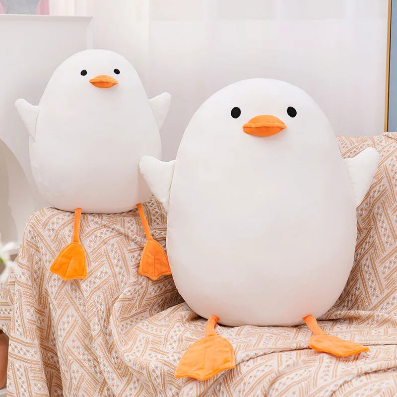Oversized White Duck Plush Body Pillow - Image 4