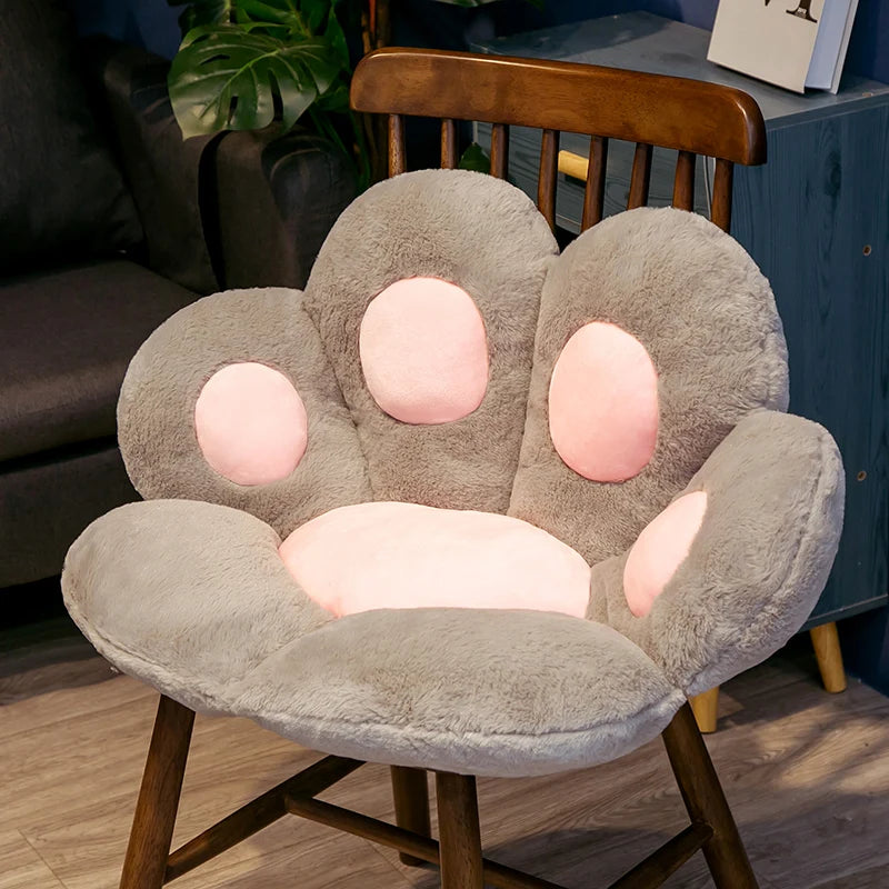 Soft Fluffy Animal Paw Floor Seat Cushion - Image 11