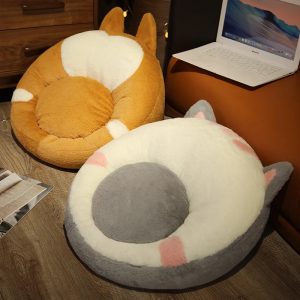 Soft Corgi Butt Plush Floor Cushion