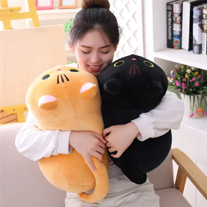 Cute Round Cat Plush Toy - Image 5