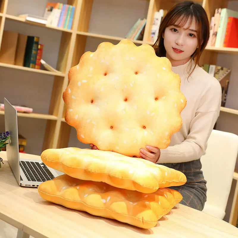 Golden Cracker Shaped Plush Pillow - Image 3