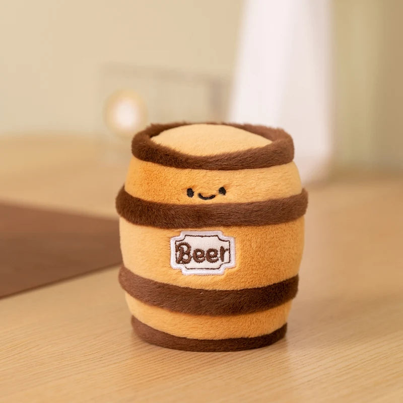 Cute Beer Bottle and Mug Plush Toy Set - Image 9