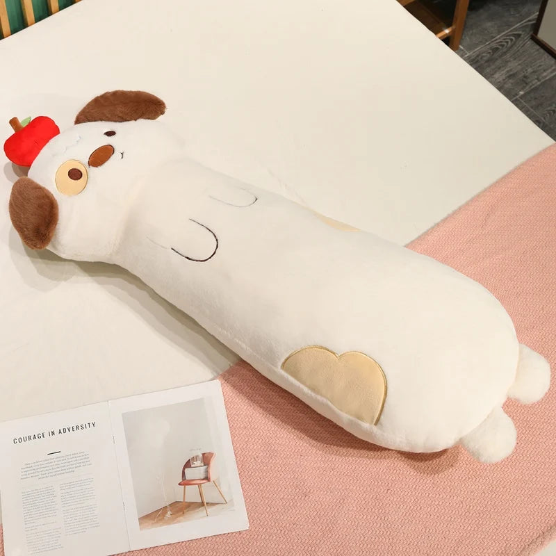 Cute Tan Cat Plush Body Pillow - Image 7