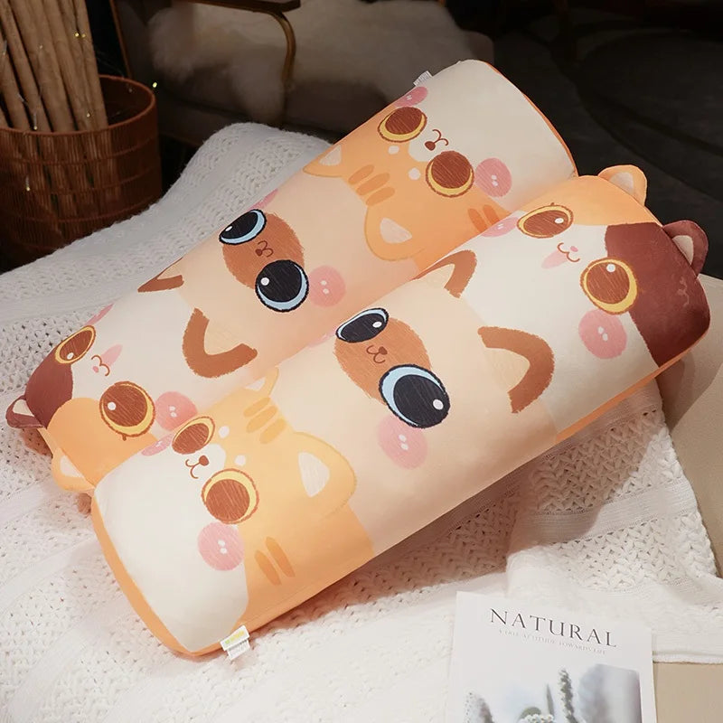 Cute Stacked Cat Plush Body Pillow - Image 2