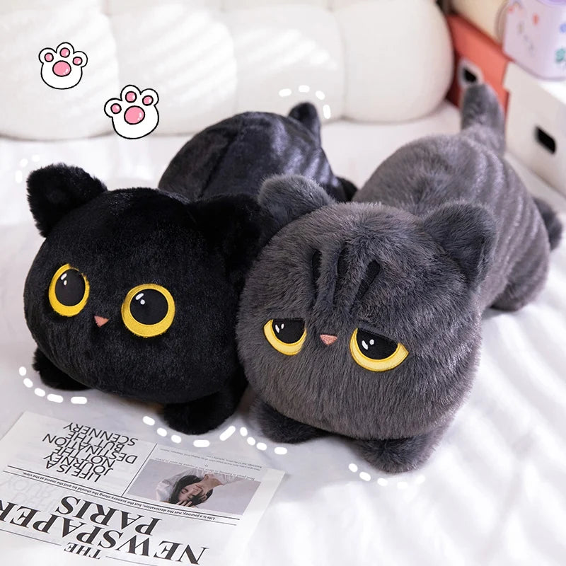 Cute Lying Cat Plush Hugging Pillow - Image 3