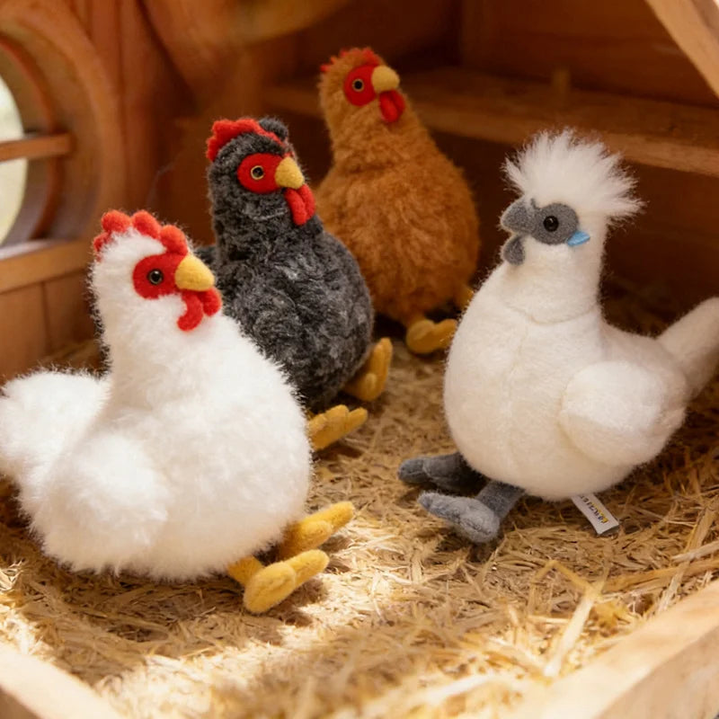 Soft Farm Animal Plush: Rooster, Hen, Turkey - Image 2