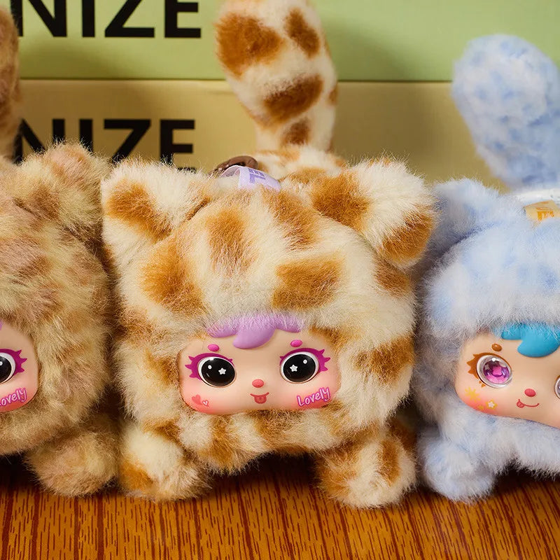 Collectible Plush Animal Hooded Baby Face Toy - Image 2